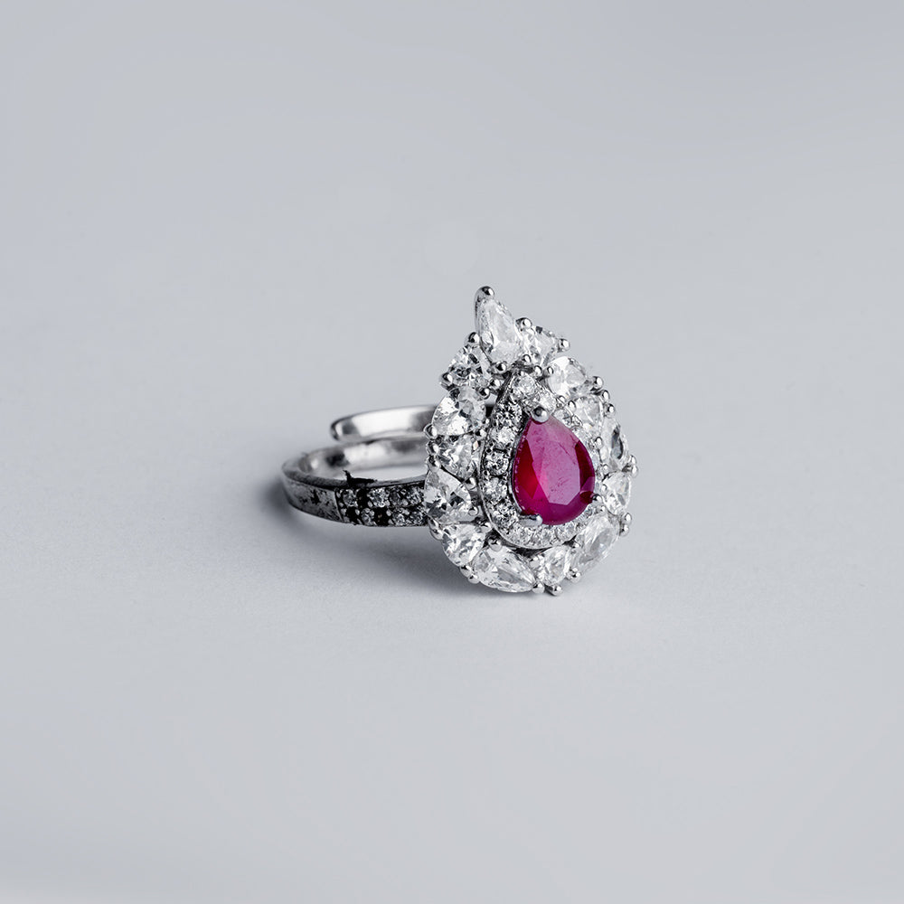 Pink Diamond Ring 925